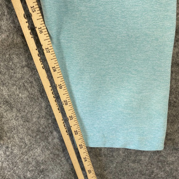 Outdoor Voices Leggings XL Pool Blue 3/4 Warmup High Rise Workout - Picture 9 of 11